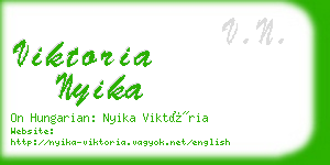 viktoria nyika business card